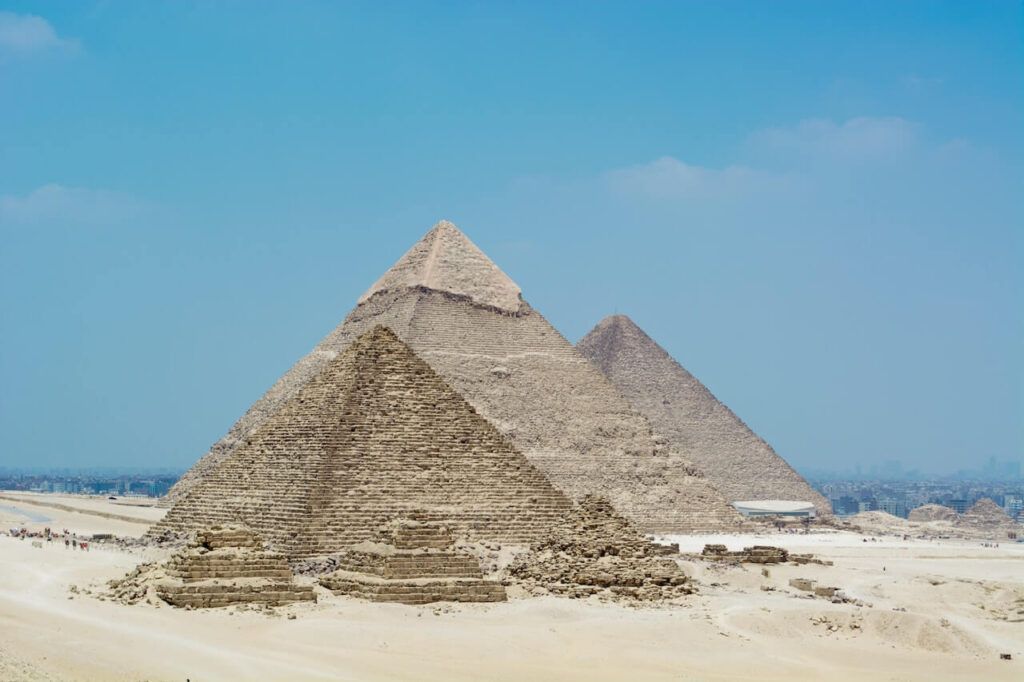 Les pyramides de Gizeh