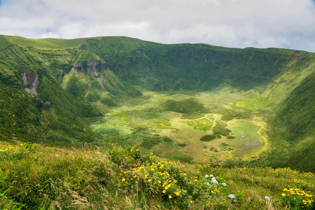 Caldeira de Faial aux Açores