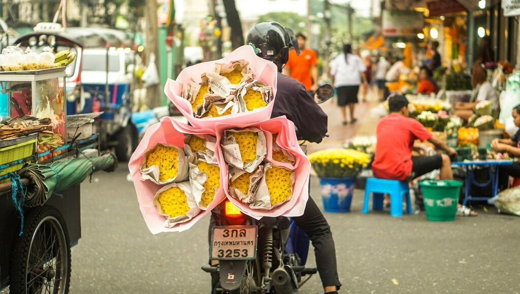 Le Marché aux Fleurs de Pak Khlong Talat, Bangkok