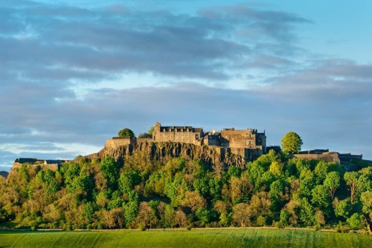 Château de Stirling perché sur son rocher (Castle Rock)