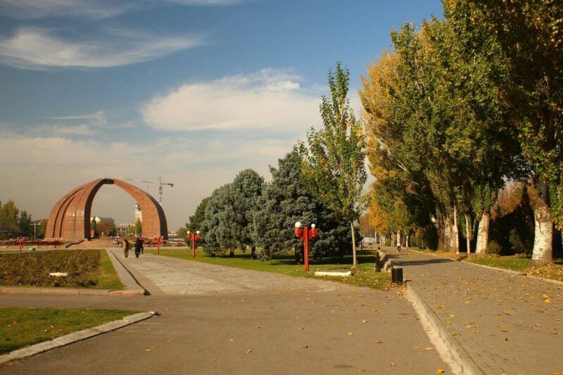 Victory Square, Bichkek.